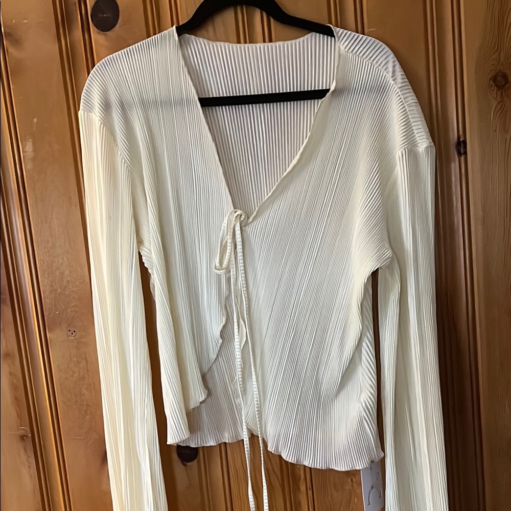 Commence Ivory Flare Blouse